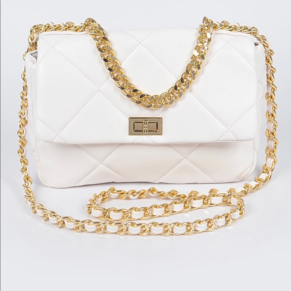White purse